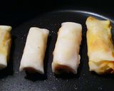 お弁当に♪ キムチーズ焼 春巻き作り方3写真