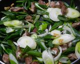 【農家のレシピ】葉玉ねぎと砂肝の甘辛炒め作り方3写真