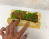油揚げの大葉海苔チーズ梅巻き作り方6写真