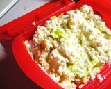 【ルクエ】豆腐と白菜のクリームパスタ作り方3写真