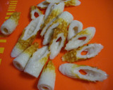 焼き焼きちくわとホタテのサラダ作り方2写真