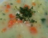 15分料理★お野菜コロコロクリームスープ作り方3写真