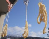 ベランダで切干大根作り方7写真