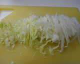 白菜と高菜漬けの混ぜ混ぜ～♪サラダ☆作り方1写真