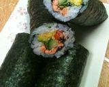 ☆簡単☆鮭フレークの恵方巻き☆作り方3写真