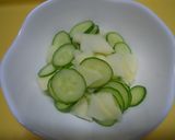 きゅうりとりんごのサラダ作り方2写真