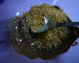 クラッシュ煎餅チョコ作り方4写真