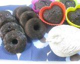 バレンタインに黒！バナナ焼きドーナツ♪作り方5写真