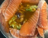 ひじき豆アボカド鮭で…昼めし！作り方10写真