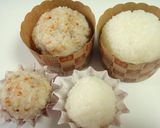 簡単♬おにぎりのカップケーキ作り方1写真