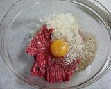 揚げないメンチカツ作り方1写真
