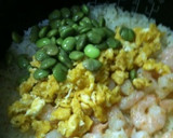 ヒガシマルさんのおダシで海老の炊込みご飯作り方3写真