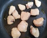 今日のおかず!時短節約小松菜ささみ鶏チリ作り方5写真
