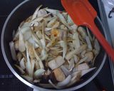 ごぼうと鶏肉・レンズ豆のスープ煮作り方4写真