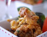 豚こまカリカリ揚げ・キムチチーズのソース作り方6写真