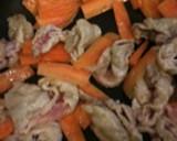 簡単！豚肉と厚揚げで中華風味噌炒め☆作り方3写真