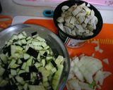 かじきまぐろのソテー　野菜ソース作り方1写真