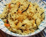 ＊素朴な味♪ひじきの炊き込みご飯＊作り方5写真