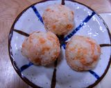 焼さけあらほぐしの手まりおにぎり♪作り方1写真
