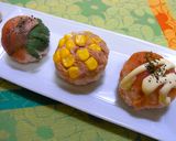 焼さけあらほぐしの手まりおにぎり♪作り方4写真