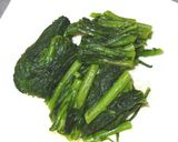 春菊の塩昆布和え作り方1写真