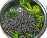 春菊の塩昆布和え作り方2写真