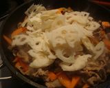 れんこん・人参・豚肉の甘辛炒めさん♪作り方6写真
