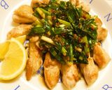 鶏肉のねぎバター醤油作り方5写真