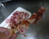 ビール多めに～激安こまぎれ串焼き！作り方3写真