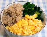 冷めても美味しい♪鶏そぼろ丼（二色丼）作り方10写真