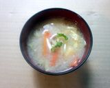 ☆ ヘルシー粕汁 具は野菜と油揚げだけ作り方6写真