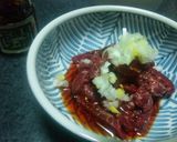 旨馬ユッケ～2種類の味で作り方2写真