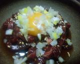 旨馬ユッケ～2種類の味で作り方4写真