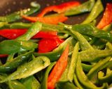 鶏肉とピーマンのにんにく醤油炒め作り方4写真