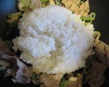 第2弾　ねぎトン椎茸炒飯作り方4写真
