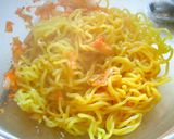 キムチでピリ辛☆あぶら〜めん(油麺風)☆作り方3写真