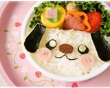 ＊キャラ弁＊　簡単★ドアップわんちゃん♪作り方3写真