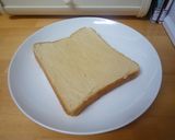 ココア×ピーナツバターバナナトースト作り方1写真
