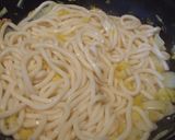 焼さけあらほぐしで塩味あんかけうどん作り方4写真