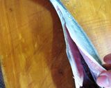 豪快に捌く！新鮮アジの姿盛り、薬味たたき作り方2写真