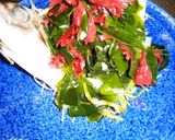 豪快に捌く！新鮮アジの姿盛り、薬味たたき作り方13写真