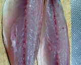 豪快に捌く！新鮮アジの姿盛り、薬味たたき作り方5写真