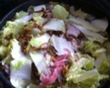 簡単ヘルシー★白菜と豚肉のフライパン蒸し作り方4写真