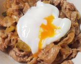 豚肉とねぎの甘辛煮☆温玉のせ作り方6写真