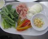 カオパッムー（タイの豚肉チャーハン）作り方1写真