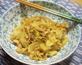 *白菜とジャコと油揚げの煮物♪*作り方7写真