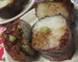 さっぱり甘辛♡大葉チーズの肉巻きおにぎり作り方7写真