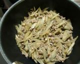 ごぼうとひき肉のピリ辛煮作り方5写真