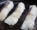 真だらのキムチーねぎ焼き作り方1写真
