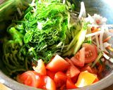 野菜たっぷり♫かつおたたきのキムチサラダ作り方4写真